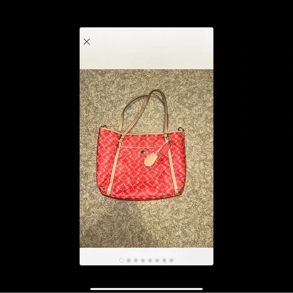 Coach Tan Leather Bag - Picture 6 of 15